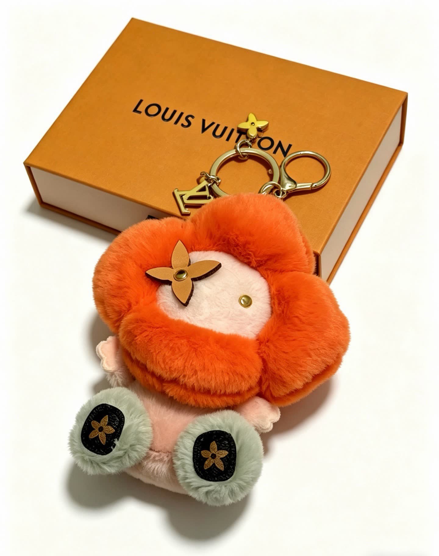 Louis Vuitton Flower Charm Keychain